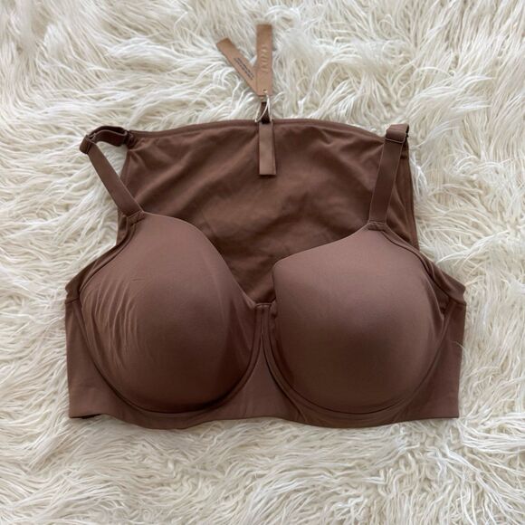 Skims Fits Everybody Back Smoothing Full Coverage Bra Jasper Size 44DDD - Picture 3 of 11
